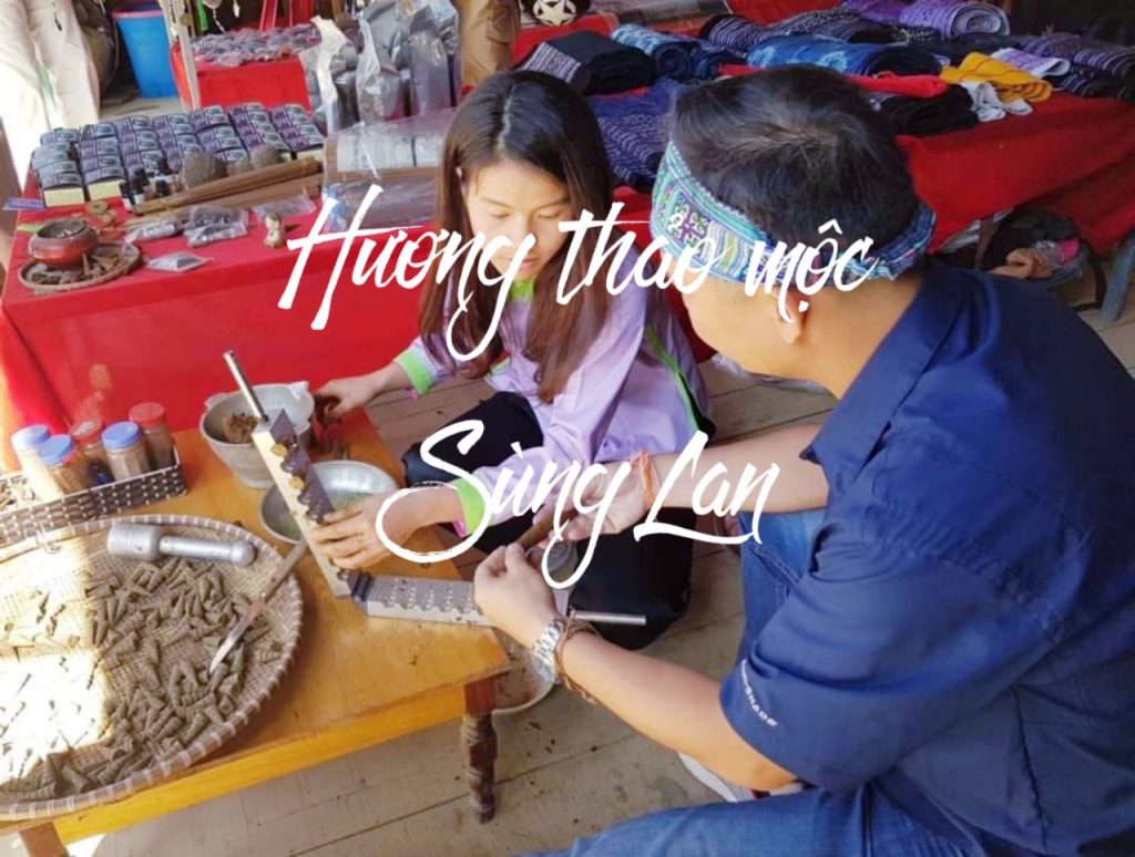 Trai nghiem lam huong thao moc Sa Pa 1024x774 - Đặc sắc trải nghiệm nghề làm hương truyền thống người Giáy Sapa tại HTX Mường Hoa